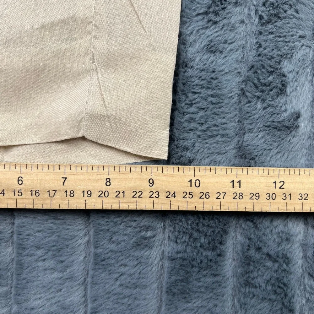 Pronti Collection by Phita Mens XL 40x34 Tan 100% Linen Pleated Dress Pants